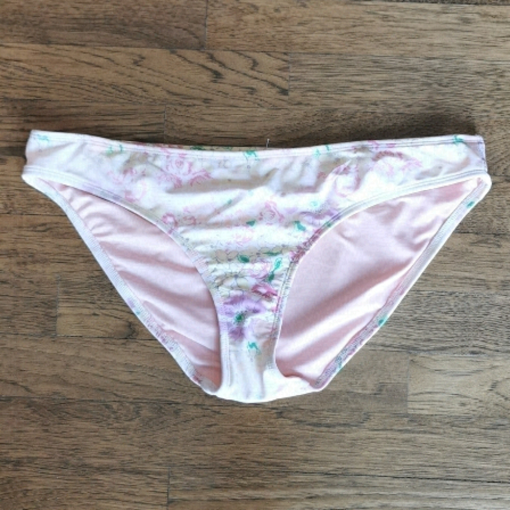 𝅺Aerie Bikini Bottom Pastel Floral New XL Extra Large